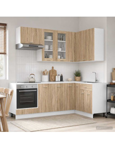 Unità Cucina LYON 8 pcs Rovere Sonoma Legno ingegnerizzato