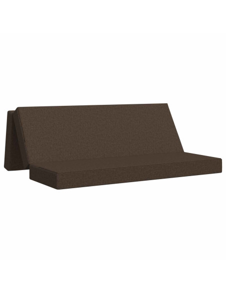 Divano Letto Pieghevole 200 x 67 x 45 cm Tortora