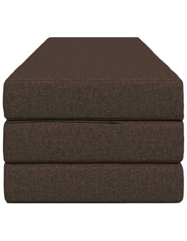 Divano Letto Pieghevole 200 x 67 x 45 cm Tortora