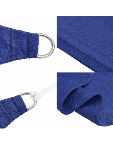 Vela Parasole 160 g/m² Blu 3,5x3,5x4,9 m in HDPE