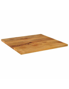 Piano per Tavolo 90x90x2,5 cm Quadrato Legno Massello di Pino