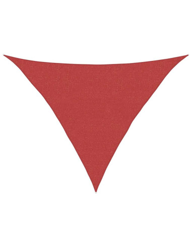 Vela Parasole 160 g/m² Rossa 3x3x4,2 m in HDPE