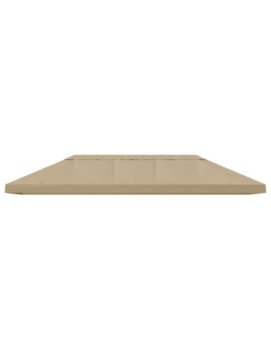 Copertura Tenda Gazebo 6 x 3 m Beige Poliestere 190