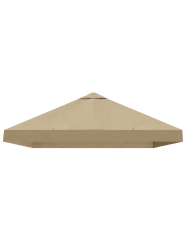 Copertura Tenda Gazebo 6 x 3 m Beige Poliestere 190