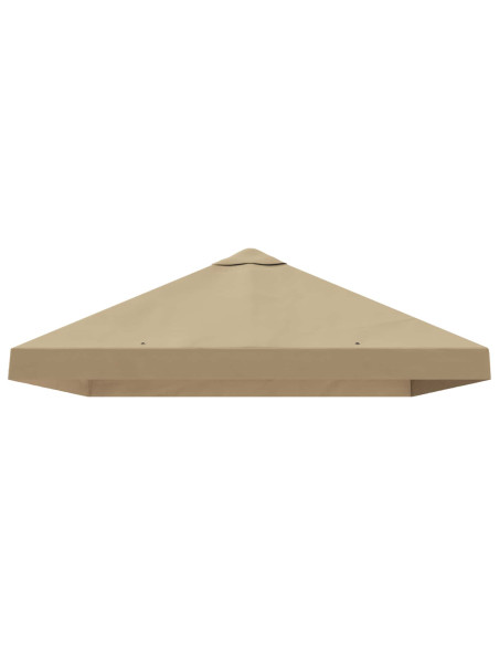 Copertura Tenda Gazebo 6 x 3 m Beige Poliestere 190