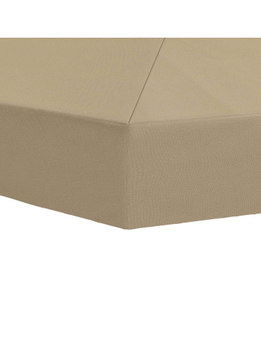 Copertura Tenda Gazebo 6 x 3 m Beige Poliestere 190