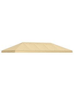 Copertura Tenda Gazebo 6 x 3 m Crema Poliestere 190 2