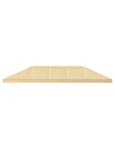 Copertura Tenda Gazebo 6 x 3 m Crema Poliestere 190