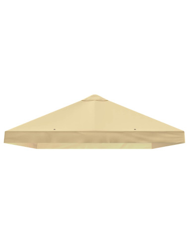 Copertura Tenda Gazebo 6 x 3 m Crema Poliestere 190