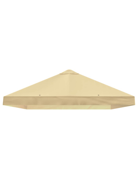 Copertura Tenda Gazebo 6 x 3 m Crema Poliestere 190