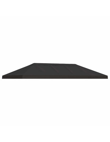 Copertura Tenda Gazebo 6 x 3 m Antracite Poliestere 190