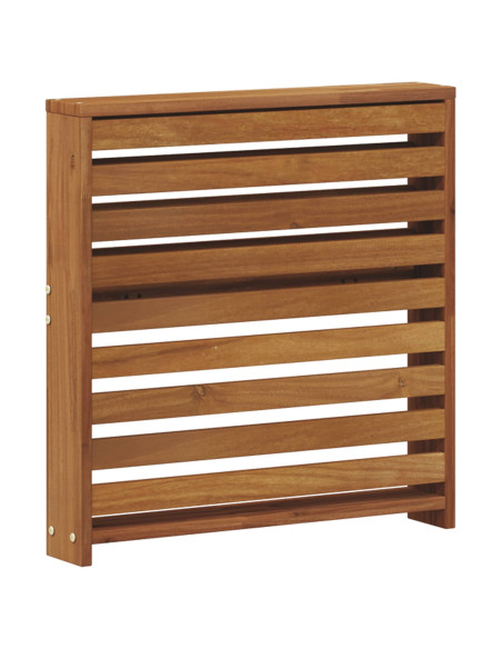 Braccioli 2 pcs Marrone 58.5 x 10 x 61 cm Legno multistrato