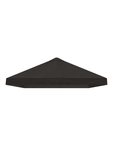 Copertura Tenda Gazebo 6 x 3 m Antracite Poliestere 190