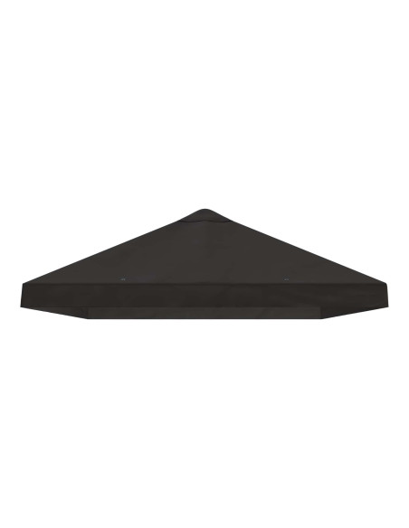 Copertura Tenda Gazebo 6 x 3 m Antracite Poliestere 190
