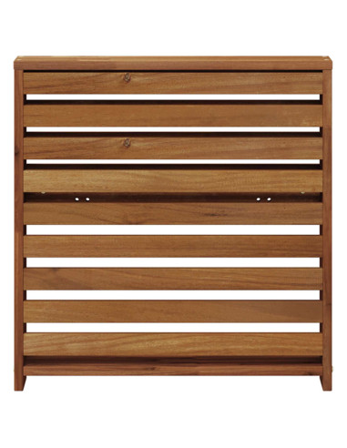 Braccioli 2 pcs Marrone 58.5 x 10 x 61 cm Legno multistrato
