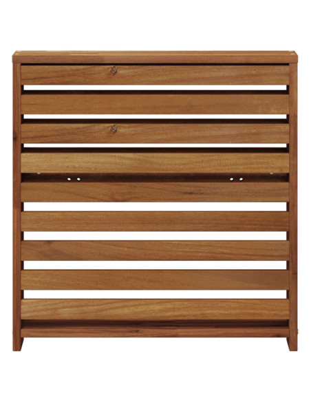 Braccioli 2 pcs Marrone 58.5 x 10 x 61 cm Legno multistrato