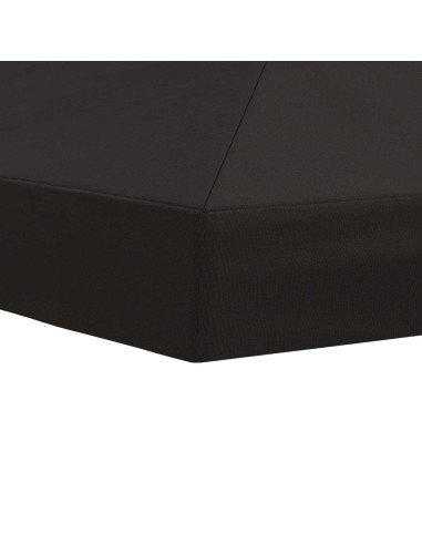 Copertura Tenda Gazebo 6 x 3 m Antracite Poliestere 190