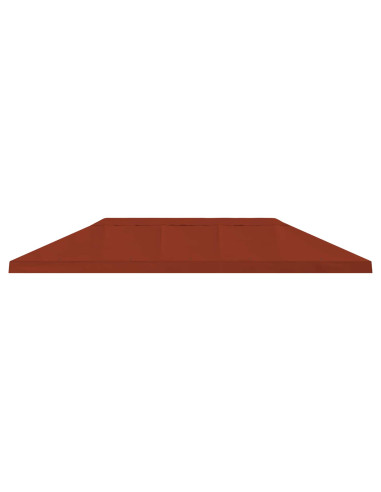 Copertura Tenda Gazebo 6 x 3 m Terracotta Poliestere 190
