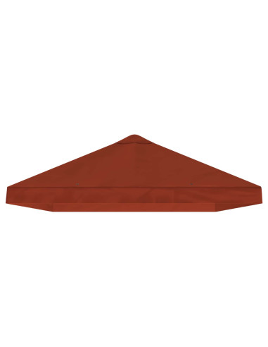 Copertura Tenda Gazebo 6 x 3 m Terracotta Poliestere 190