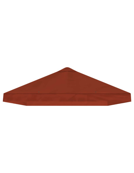 Copertura Tenda Gazebo 6 x 3 m Terracotta Poliestere 190