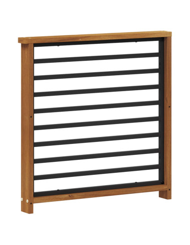 Bracciolo 2 pcs Naturale 60 x 6 x 61 cm