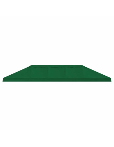 Copertura Tenda Gazebo 6 x 3 m Verde Poliestere 190