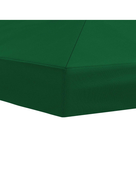 Copertura Tenda Gazebo 6 x 3 m Verde Poliestere 190