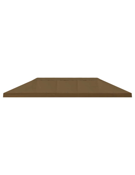 Copertura Tenda Gazebo 6 x 3 m Tortora Poliestere 190