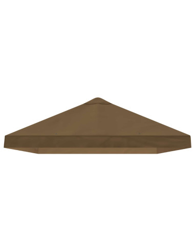 Copertura Tenda Gazebo 6 x 3 m Tortora Poliestere 190
