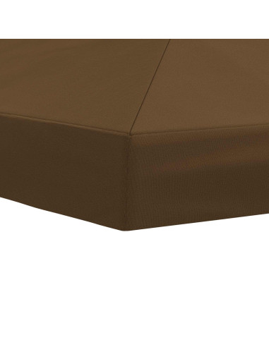 Copertura Tenda Gazebo 6 x 3 m Tortora Poliestere 190