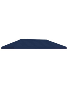 Copertura Tenda Gazebo 6 x 3 m Blu Poliestere 190 2