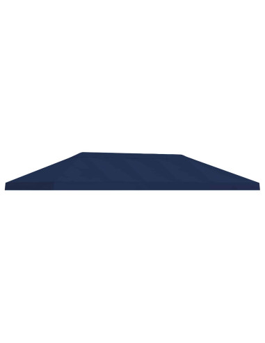 Copertura Tenda Gazebo 6 x 3 m Blu Poliestere 190