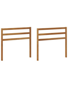 Bracciolo 2 pcs Naturale 79 x 4 x 73 cm 2