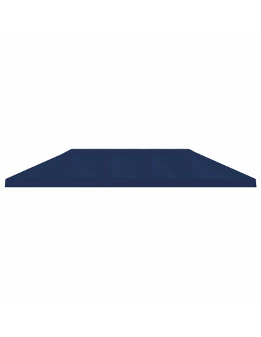 Copertura Tenda Gazebo 6 x 3 m Blu Poliestere 190