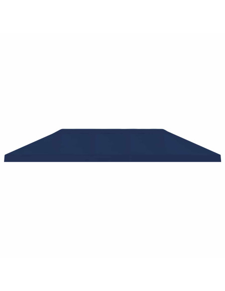 Copertura Tenda Gazebo 6 x 3 m Blu Poliestere 190
