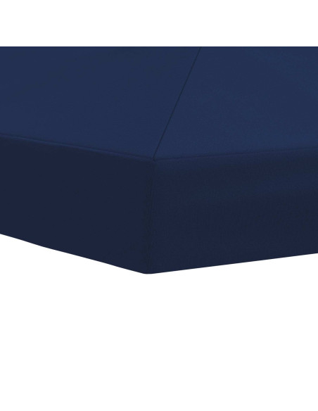 Copertura Tenda Gazebo 6 x 3 m Blu Poliestere 190