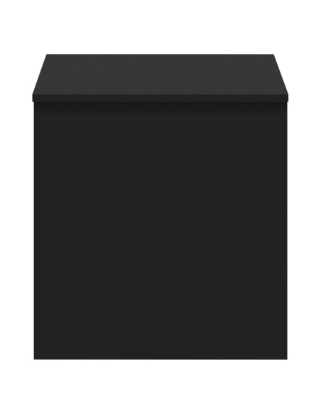 Tavolino da Salotto Nero 102x50,5x52,5 cm in Legno Multistrato
