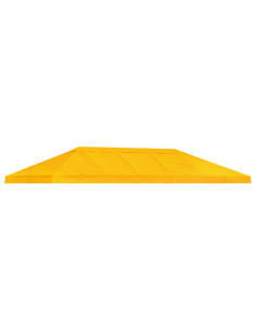 Copertura Tenda Gazebo 6 x 3 m Giallo Poliestere 190 2