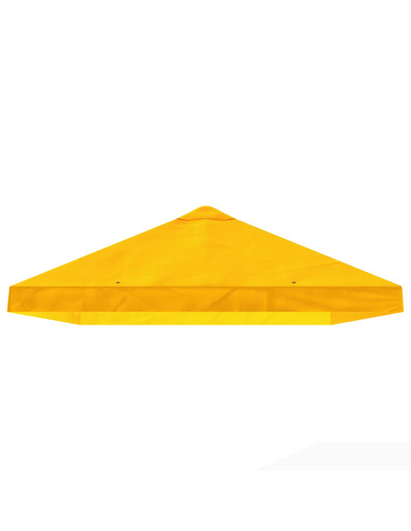 Copertura Tenda Gazebo 6 x 3 m Giallo Poliestere 190