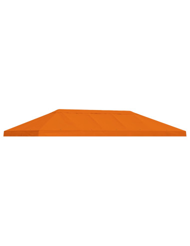 Copertura Tenda Gazebo 6 x 3 m Arancione Poliestere 190