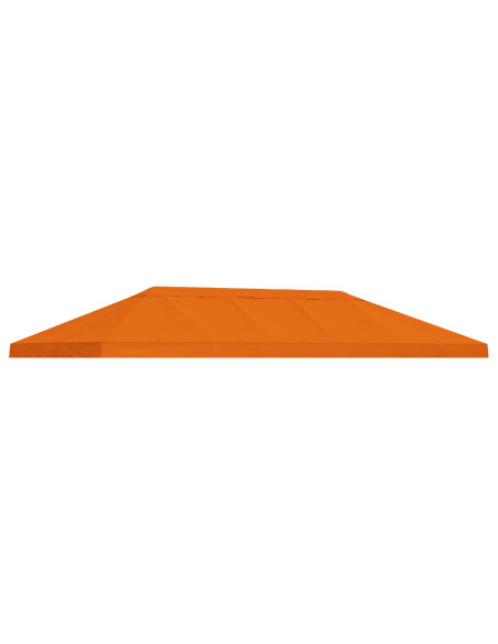 Copertura Tenda Gazebo 6 x 3 m Arancione Poliestere 190