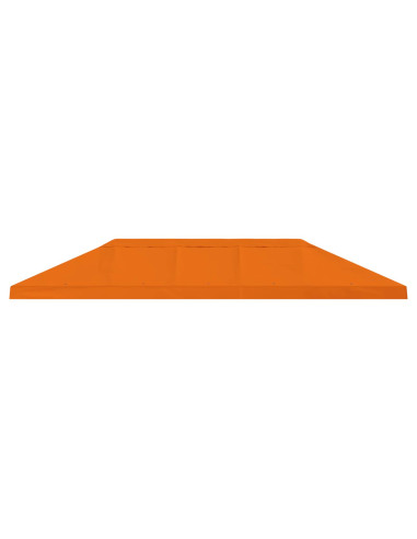 Copertura Tenda Gazebo 6 x 3 m Arancione Poliestere 190
