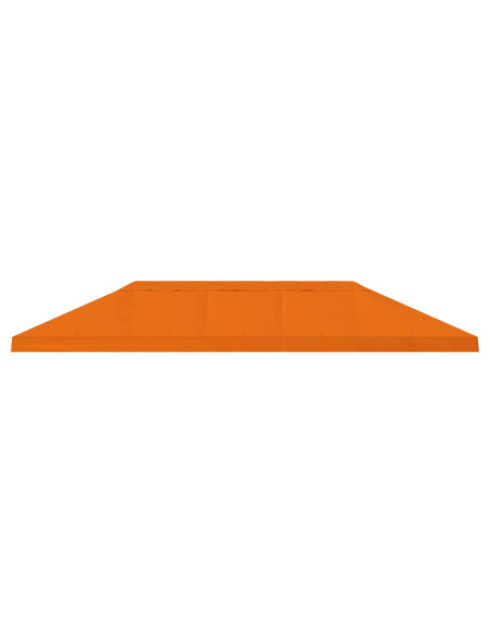 Copertura Tenda Gazebo 6 x 3 m Arancione Poliestere 190