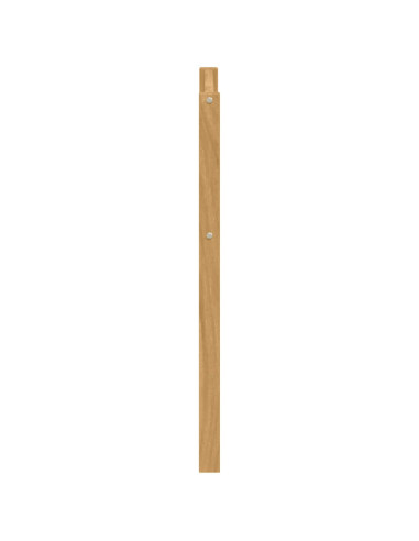 Modulo Schienale Bianco 59 x 4 x 73 cm Legno di Acacia Massello