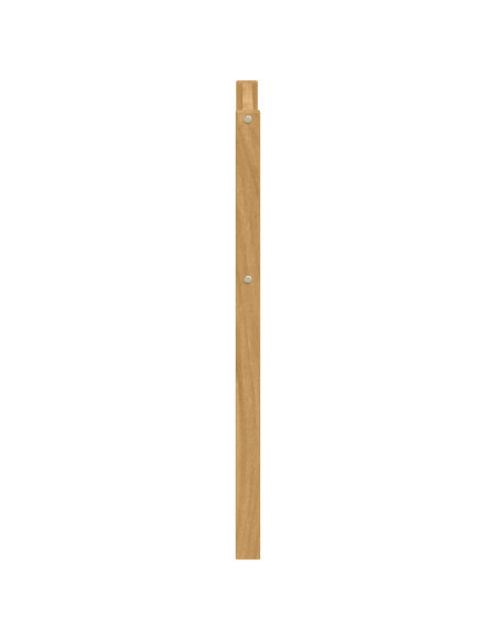 Modulo Schienale Bianco 59 x 4 x 73 cm Legno di Acacia Massello