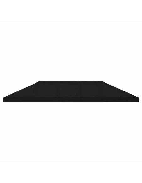 Copertura Tenda Gazebo 6 x 3 m Nero Poliestere 190
