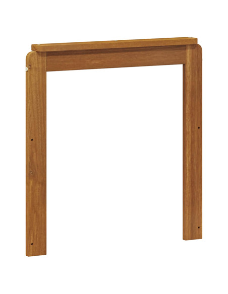 Braccioli 2 pcs Marrone 59 x 6 x 61 cm Legno multistrato