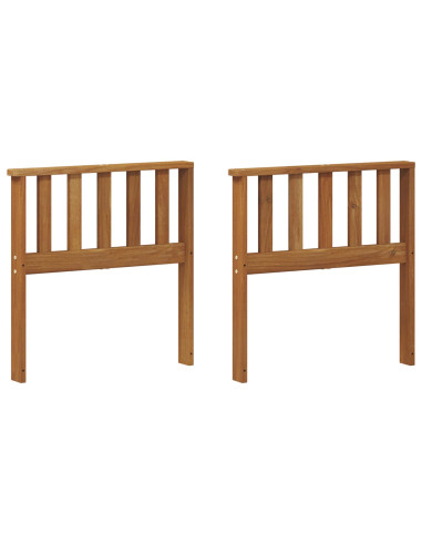 Braccioli 2 pcs Marrone 60 x 6 x 61 cm Legno multistrato