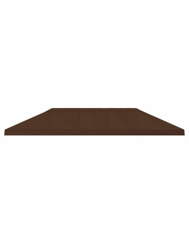 Copertura Tenda Gazebo 6 x 3 m Marrone Poliestere 190