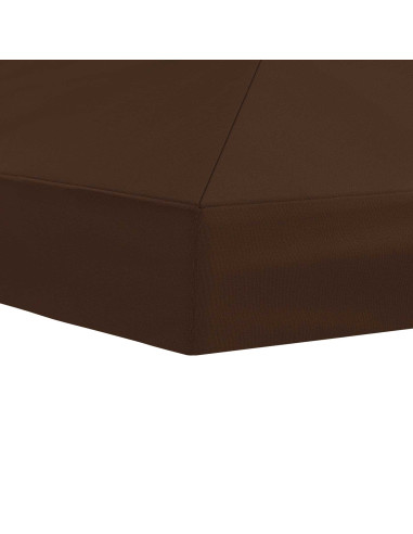 Copertura Tenda Gazebo 6 x 3 m Marrone Poliestere 190